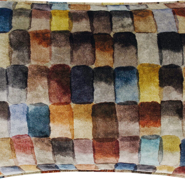 【海外取寄品】zinc(ジンク) Laughton クッション(Bornite) 55x35cm 中材付