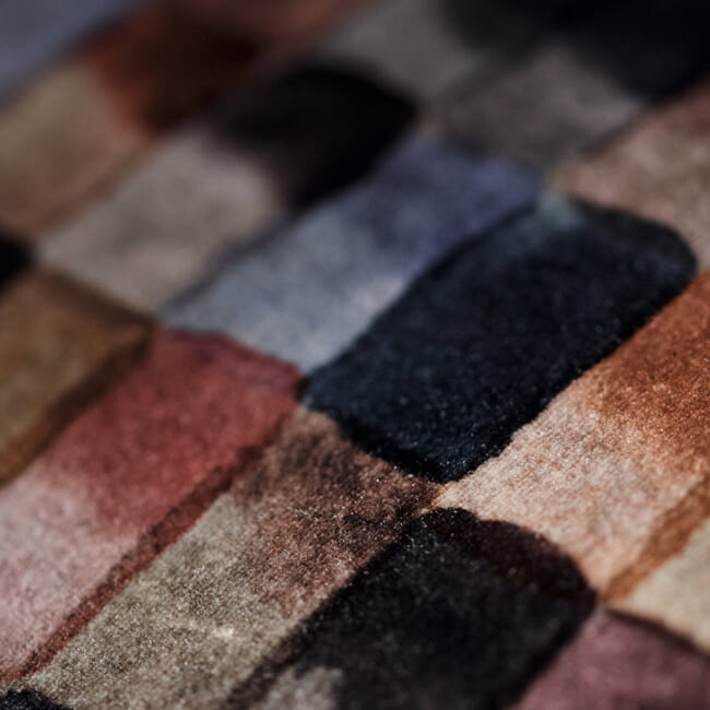 【海外取寄品】zinc(ジンク) Laughton クッション(Bornite) 55x35cm 中材付