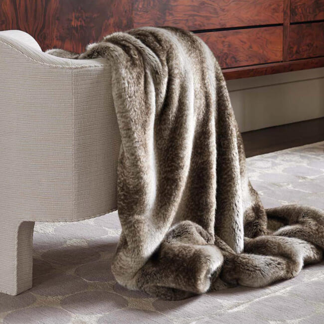 【海外取寄品】zinc(ジンク) Mink クッション 50x50cm 中材付