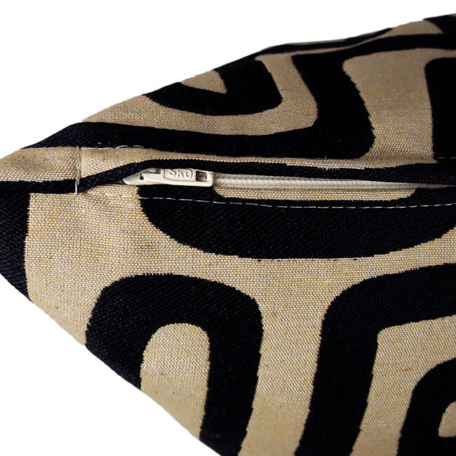 The Organic Maze 迷路柄 スタイルジャガード クッションカバー 45×45cm