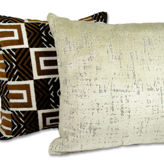 The SPHINX スフィンクス フレンチデザインベルベット クッションカバー (グレージュ) 45×45cm