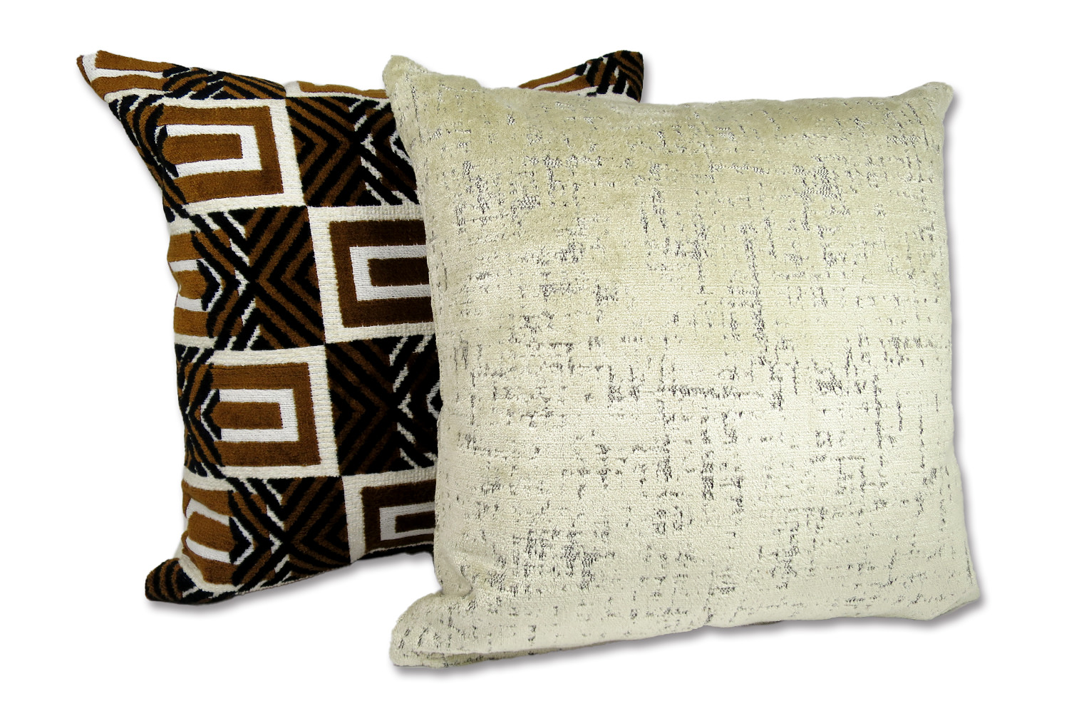 The SPHINX スフィンクス フレンチデザインベルベット クッションカバー (グレージュ) 45×45cm