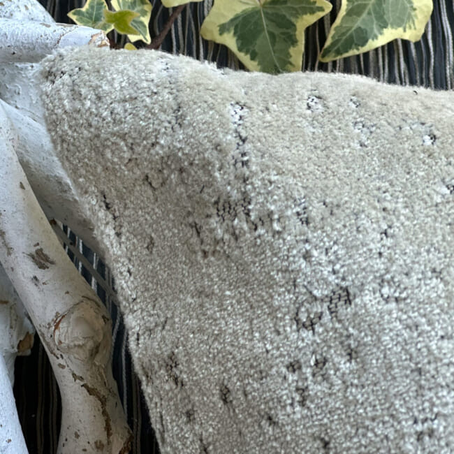 The SPHINX スフィンクス フレンチデザインベルベット クッションカバー (グレージュ) 45×45cm