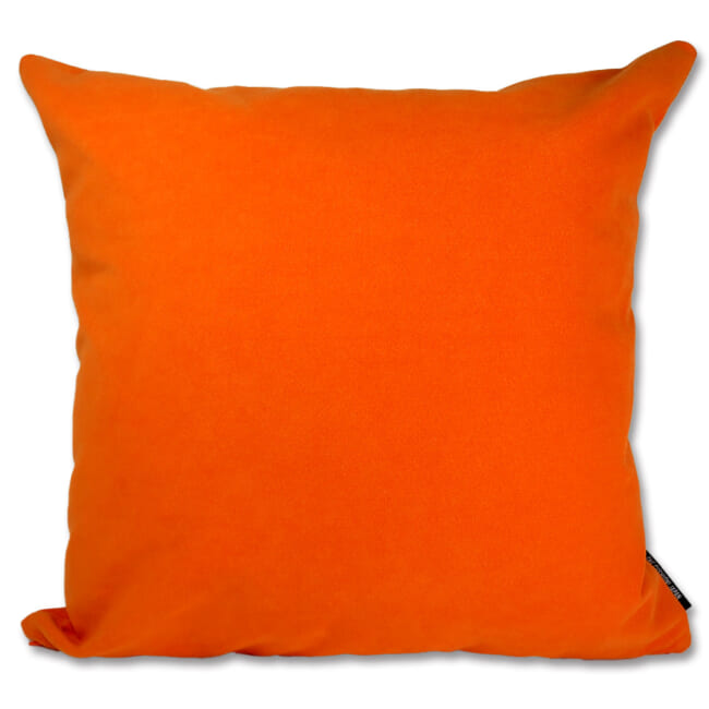 The Ultrasuede ウルトラスエード®︎HP クッションカバー (オレンジ) 45×45cm