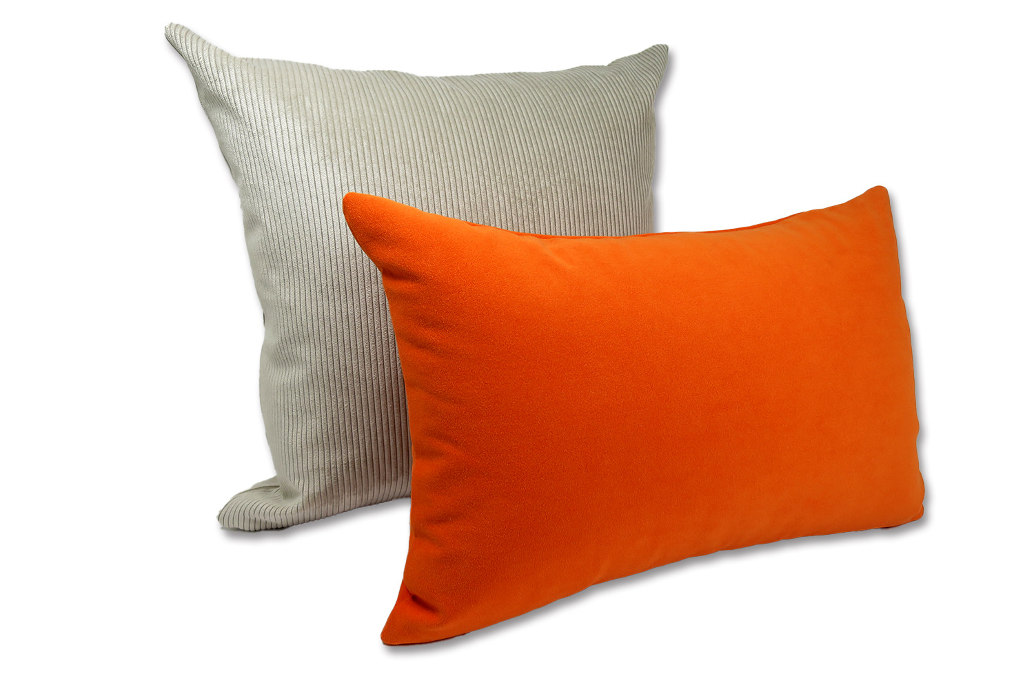 The Ultrasuede ウルトラスエード®︎HP クッション (オレンジ) 45×30cm 中材付